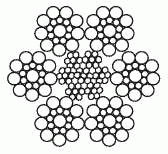 Канат стальной талевый типа ЛК-РО ГОСТ 16853-88 (с органическим сердечником)